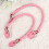 1Par Correa De Cuero Rosa Para Bolsa, Asa Durable Y 9