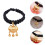 Collar Para Mascotas Negro Con Oro Y Bloqueo 7
