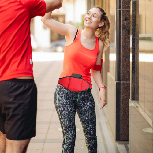 2Ud Estuche Micrófono Rojo Para Correr Con Ajuste Y Almacenamiento 2