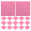 100Ud De Aluminio Rosa Para Dulces Con Moldeado 10