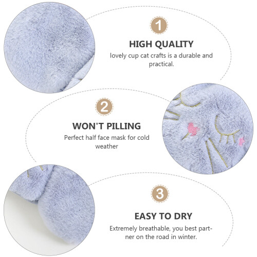 5Ud Mascarilla Orejeras Exterior Cálida Mujer 2