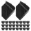 100Pièces Protections D'angles En PP Noires Pour Mobilier Bureaux 1