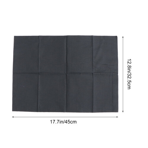 125Ud Mantel Desechable Negro Impermeable Práctico Para Uso En 2