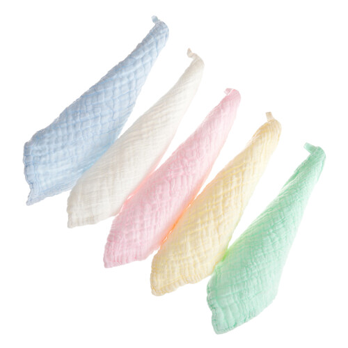 6Ud Pañuelos De Para Bebé Absorbente Multicolor
