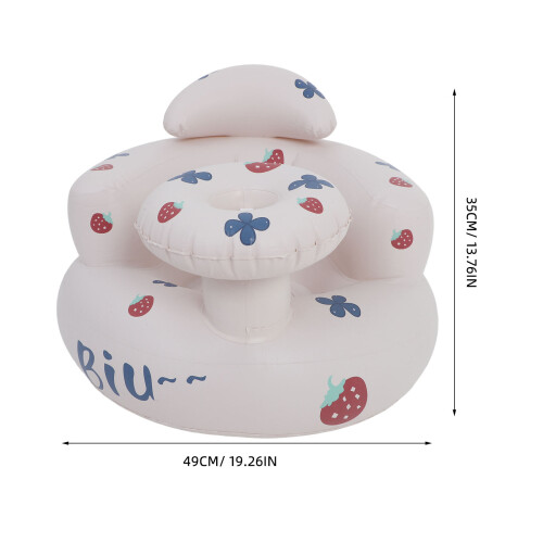 Inflable Bebé PVC Multicolor Asiento Y Cómodo 1