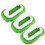 3Pièces Tampons Brosses Nettoyage Sérigraphie Vert Durable ABS 1