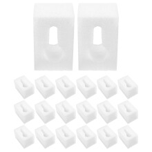 20Pièces Protections D'angle En Mousse Perle Blanche Pour Transport