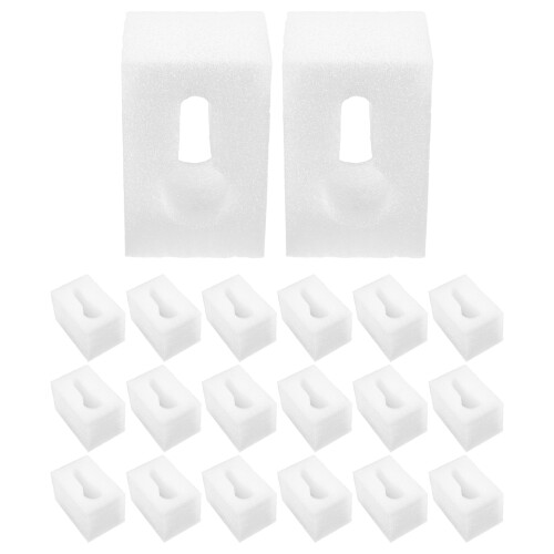 20Pièces Protections D'angle En Mousse Perle Blanche Pour Transport