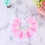 Collar Con Y Lazo De Encaje Rosa Para Perro Y 4