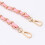 2Ud Desmontables Rosa Para Bolso Trenzada 11
