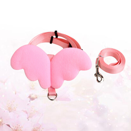 Arnés Pechera Rosa Para Perro Y Control Y Cómodo 2