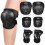 1Ensemble Protections Coudes Genoux Noir Mesh Pour Patinage 1