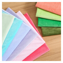 Velvet Fabric By The Yard, Velvet Fleece Plush Velour, Upholstery Squares 50x50 Cm, Multicolor Grey