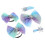 5Pz E Clip Tessuto Set 5