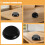 2Ud Base Martillo Madera Resistente Negro Útil Para Juicios Y 8