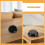 2Ud Base Martillo Madera Resistente Negro Útil Para Juicios Y 9
