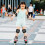 1Ensemble Protections Coudes Genoux Noir Mesh Pour Patinage 4