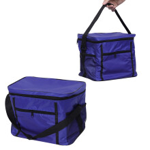 Bolsa Enfriadora Azul Para Con Asa Ajustable Oxford