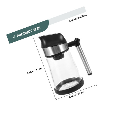 Para Aceite Cocina Vidrio Multicolor Práctico 1