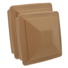 2Ud Protectores De Postes PVC Khaki Para Vallas Y