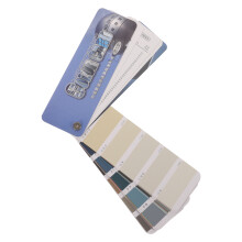 1 Tarjetas Estándar Pintura Metálica Portátil Colores