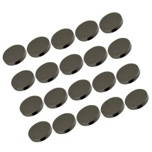 30Ud Botones Metálicos Negros Elegantes Para Confección Y Moda