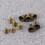 100Ensemble Studs Clous Cônes À Vis Bronze Pour Sacs Chaussures DIY 7