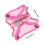 1Conjunto Peitoral Para De Cão Com Rosa Confortável 2