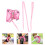 1Conjunto Peitoral Para De Cão Com Rosa Confortável 6