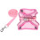1Conjunto Peitoral Para De Cão Com Rosa Confortável 10