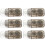 6Pièces Ruban Correcteur Portable Noir Accessoire Indispensable 3