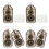 6Pièces Ruban Correcteur Portable Noir Accessoire Indispensable 2