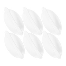 6Stk Weiße Klebegriffe Für Schrank Schubladen Nylon Gf30