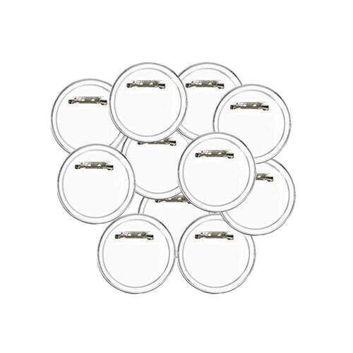 30Ud Transparentes Resistentes Con Pin Para Personalizar