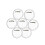30Ud Transparentes Resistentes Con Pin Para Personalizar 3