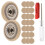 1Ensemble Kit Boutons De Réparation Toit Intérieur Beige Pour 9