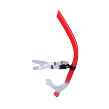 Swimming Snorkels Ergonomic Soft Breathing Tube Lightweight Flexible Red For Water Sports Enthusiasts