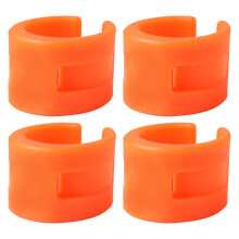 4Pièces Protecteurs De Orange Clips Pour Fourche Arrière