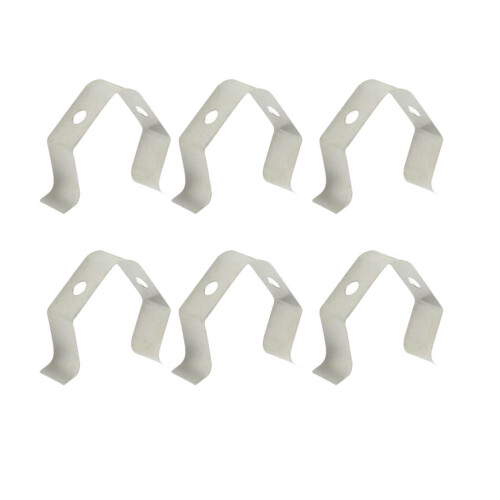 6Pièces Pince Thermomètre Bbq Acier Portable Argentée