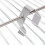 6Pièces Pince Thermomètre Bbq Acier Portable Argentée 10