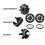 1Jgo Aluminio Para Bici Plegable Duradera Y 8