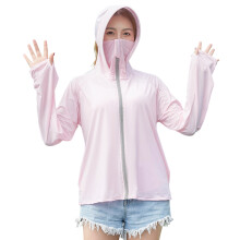 1Ud Capa Bloqueadora Solar Rosa Para Mujer Protección Completa