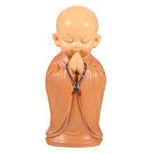 Estatua Pequeño Color Caqui Decoración Zen