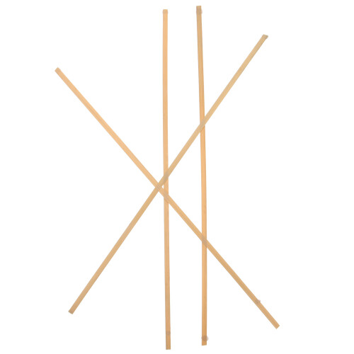 4Ud De Bambú Natural Para Tejido Y Muebles DIY Resistentes 2