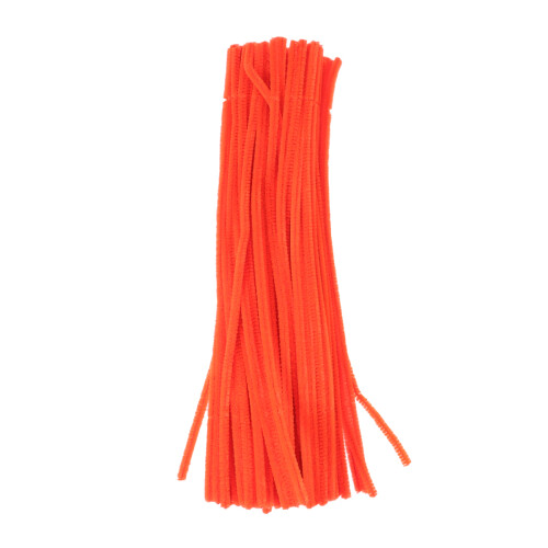 100Pièces Bâtons Doux Tordables Orange Pour Enfants