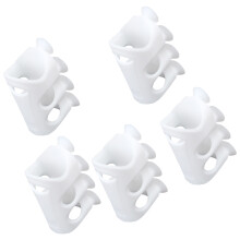 5Ud Soportes Adhesivos De Silicona Para Ducha, Ajustable