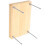 Presse-Livres Bois Beige Pour Art Et Conservation 1