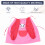 1Ud Impermeable Para Bebé Rosa, Poliéster, Bolsillo Y Ajustable 9