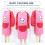 1Ud Impermeable Para Bebé Rosa, Poliéster, Bolsillo Y Ajustable 10