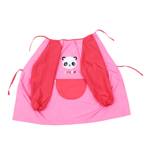 1Ud Impermeable Para Bebé Rosa, Poliéster, Bolsillo Y Ajustable 2